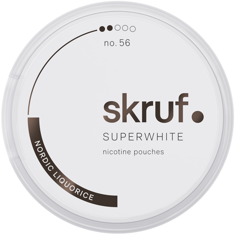 Skruf Superwhite no56 nordic Liquorice