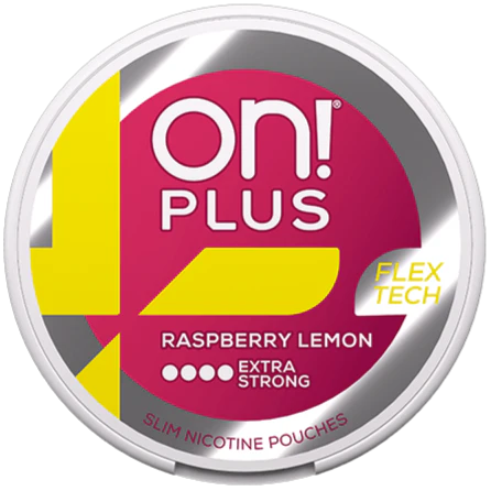 On! Plus Raspberry Lemon Slim Extra Strong
