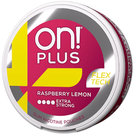 On! Plus Raspberry Lemon Slim Extra Strong 